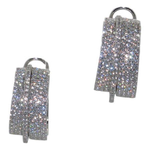 <i>Pave Hoop Earrings</i>
