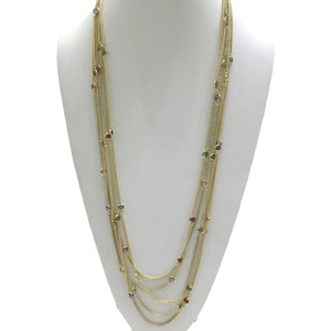 <i>Multi Strand & Color Necklace</i>